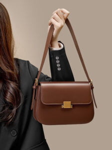 Small Niche Design Armpit Bag, Genuine Leather Women’s Bag, New Fashionable Underarm Bag Shoulder Crossbody Bag